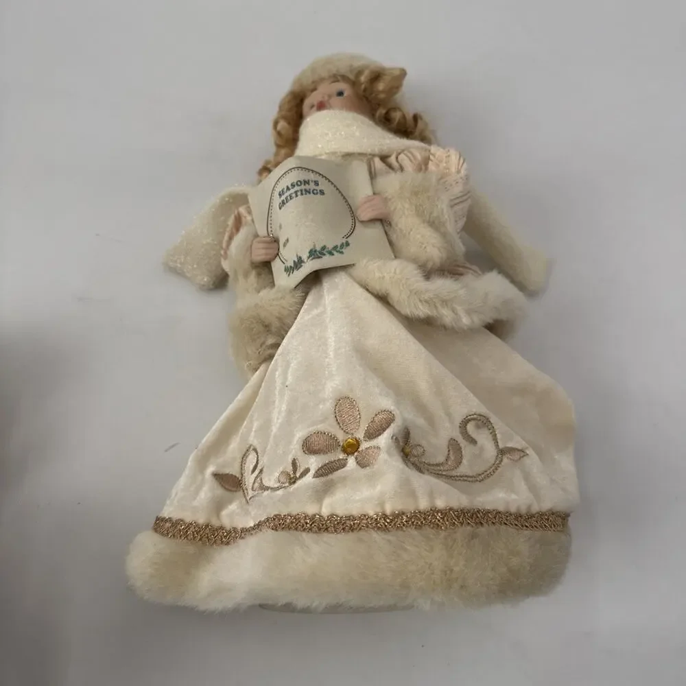 Vintage Christmas Carolers Boy Girl Figurines 15